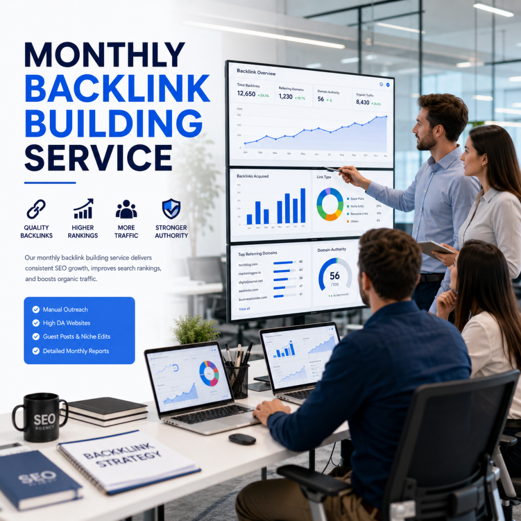 Monthly Backlink Building Service: Boost Rankings Fast